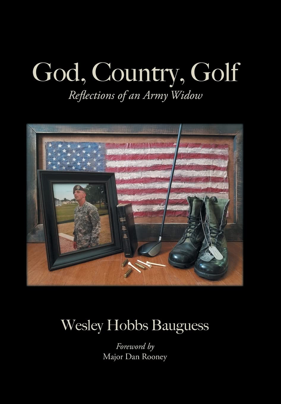 Authorhouse God, Country, Golf cover inspires resilience and reflection for readers.