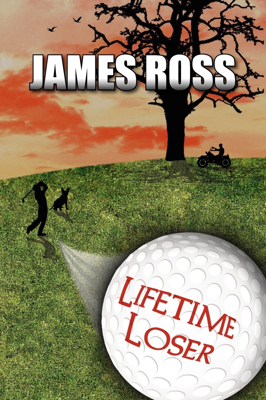 Authorhouse Lifetime Loser book cover with rugged river bluff for suspense readers