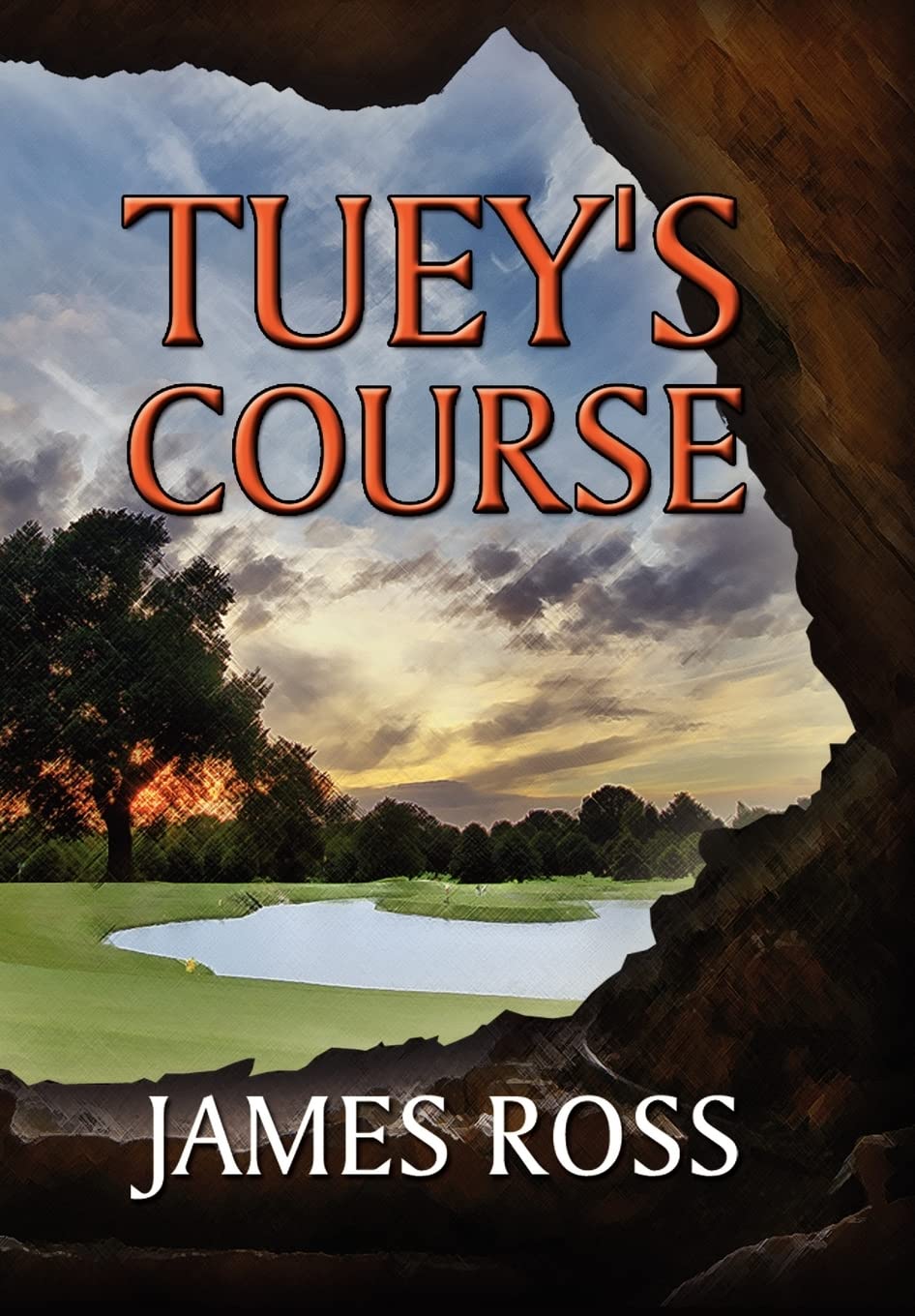 Authorhouse Tueys Course cover art highlighting golf setting and social themes for thoughtful engagement.