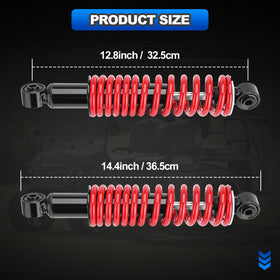 AUTOBABA heavy-duty shock absorber red kit supports safer, more comfortable rides.