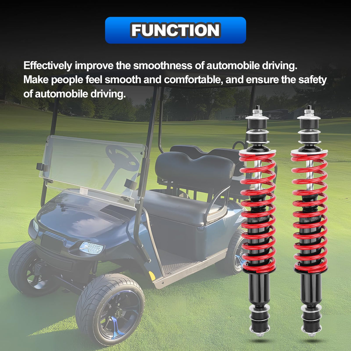 OEM part replacement compatibility includes 76418-G01 and 70928-G01 for EZGO.