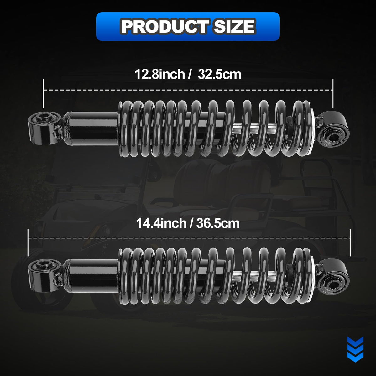 AUTOBABA rear shock absorber heavy-duty Yamaha G29 reliable steering and ride quality