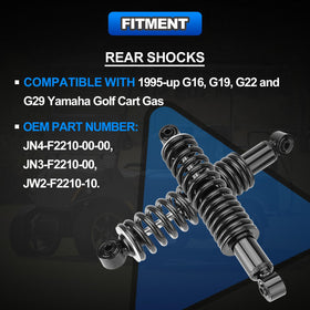 AUTOBABA rear shock absorber springs Yamaha G16 improves ride comfort