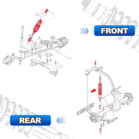 Rides smoother and more controlled on bumpy terrain.
