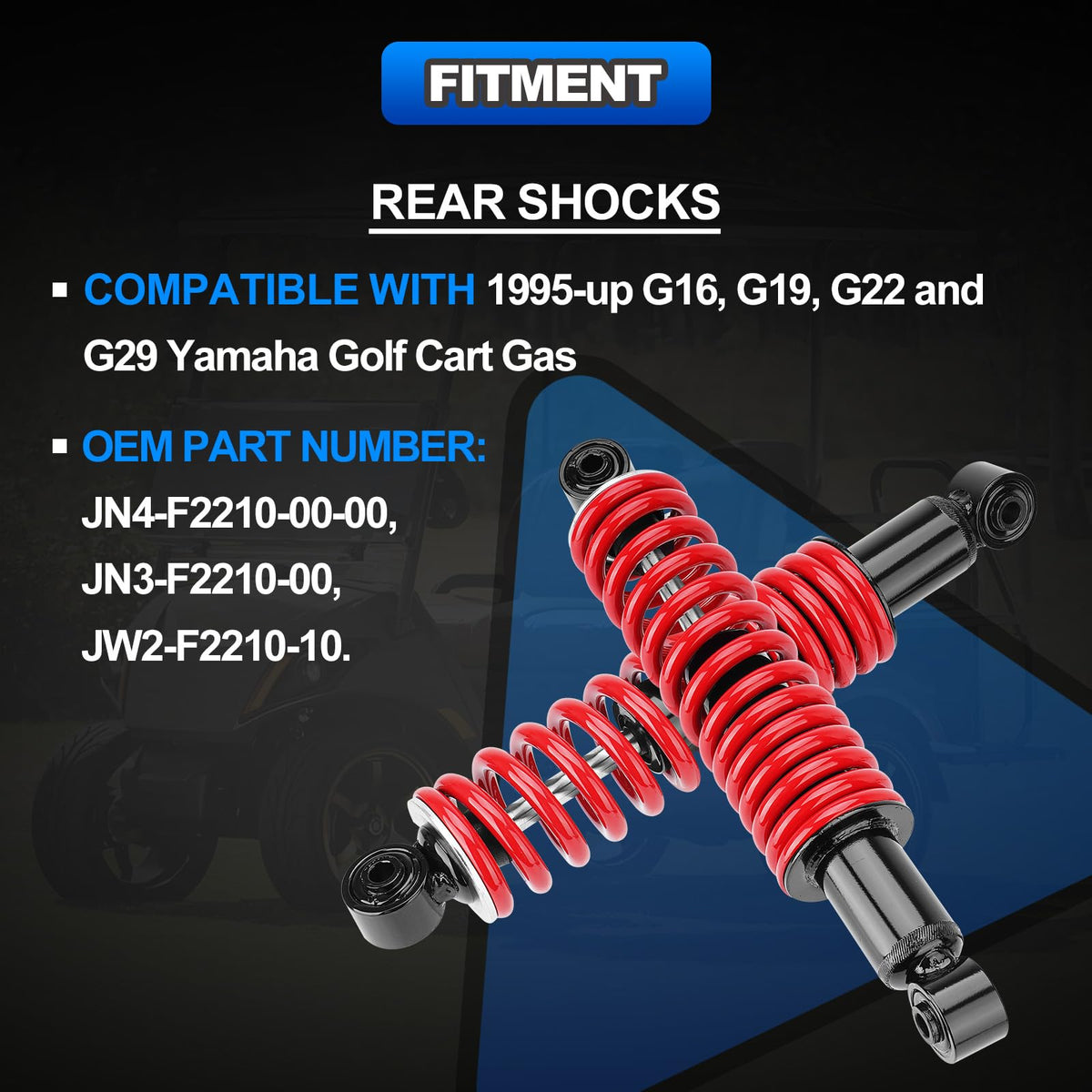 AUTOBABA Yamaha G16 rear suspension assembly for improved stability and control.