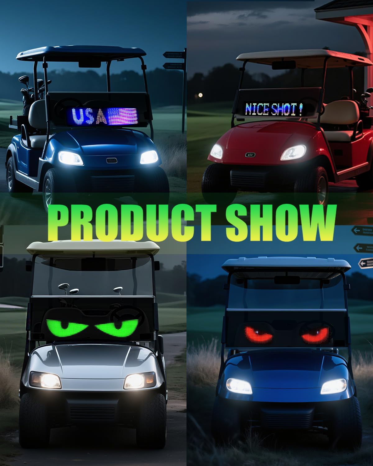 Autogood versatile showtime for cars, stores, weddings, and parties.