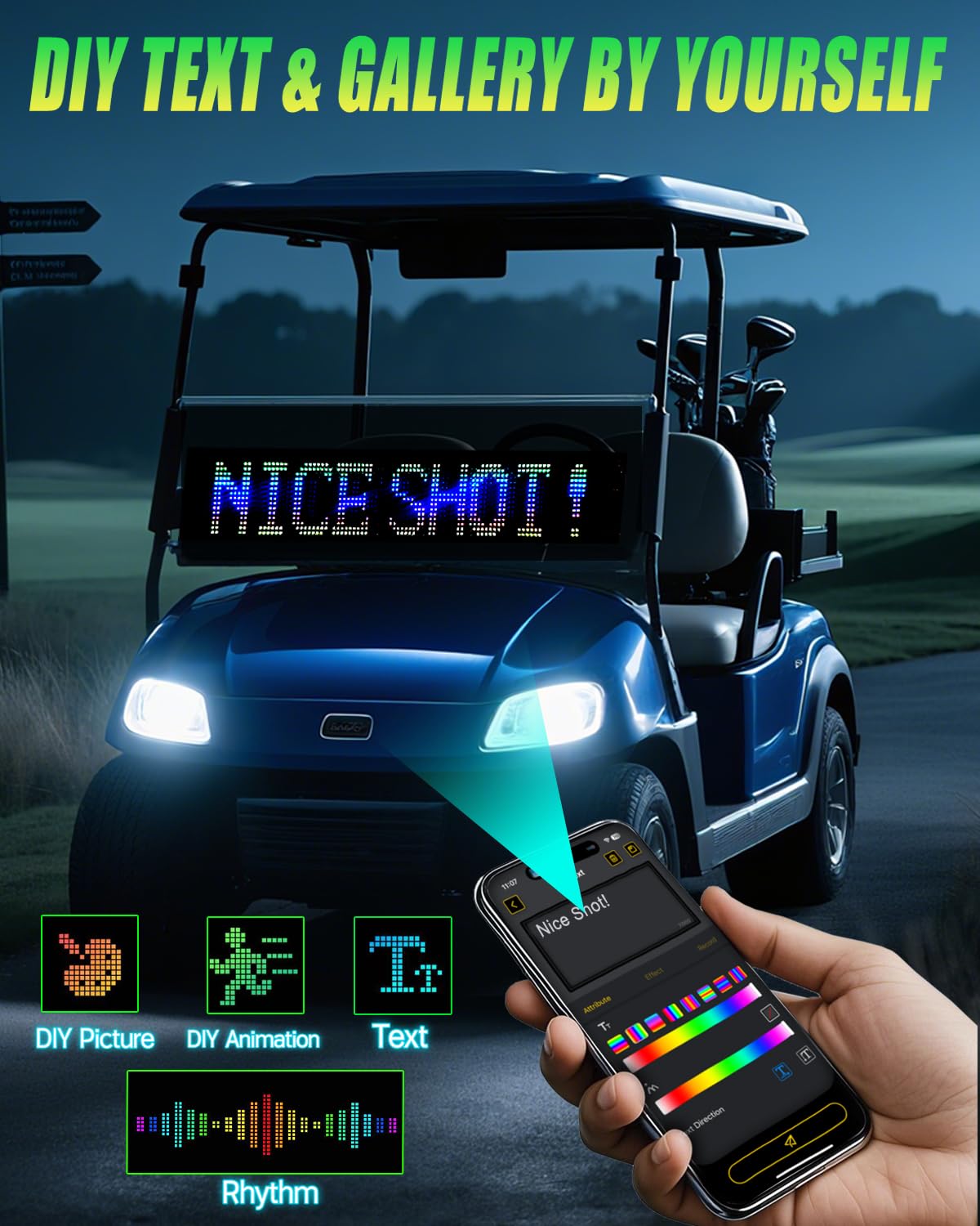 Autogood IP65 waterproof design withstands rain, mud and snow.