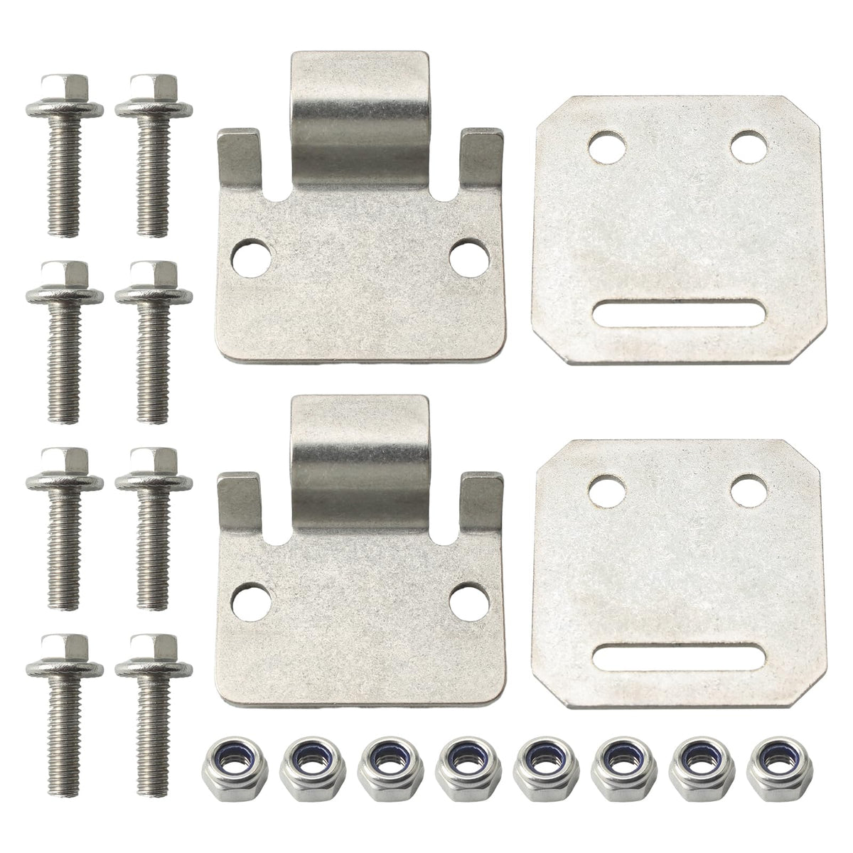 AUTOKAY Club Car seat hinge front view for DS models, durable 1979-up upgrade.