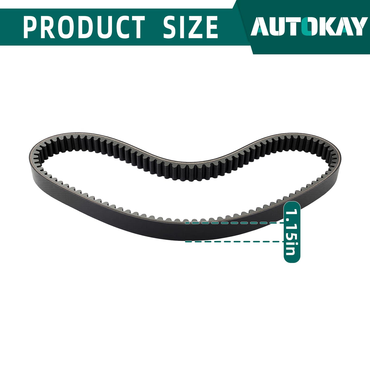 AUTOKAY EZGO Marathon 2PG belt installed on cart pulley