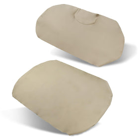 AUTOKAY leather seat cover front beige for EZ-GO TXT enhances style and protection.