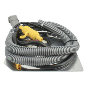 Rear view of AUTOKAY OBC connectors with secure wiring harness