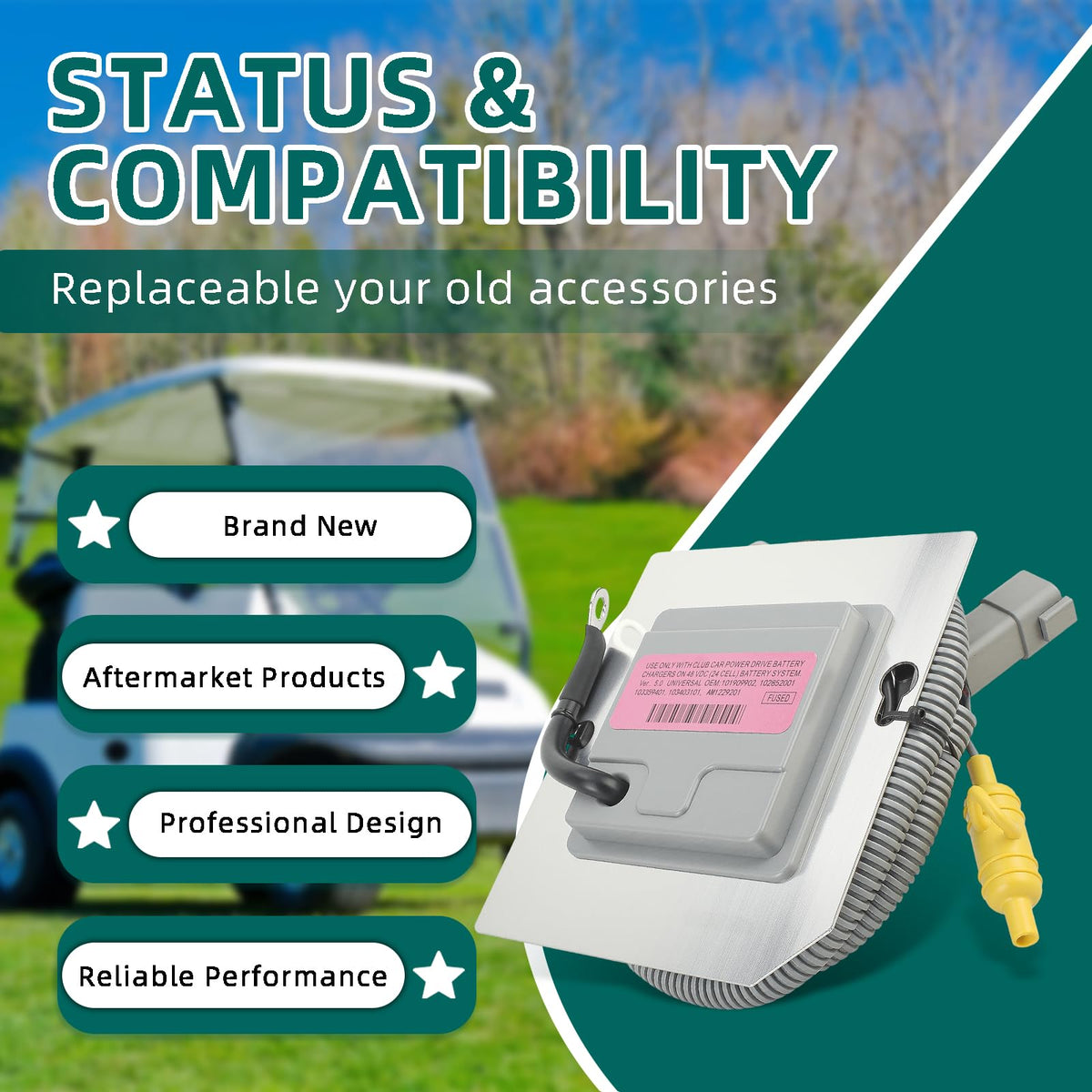 Detailed 6-pin plug installation view of AUTOKAY OBC