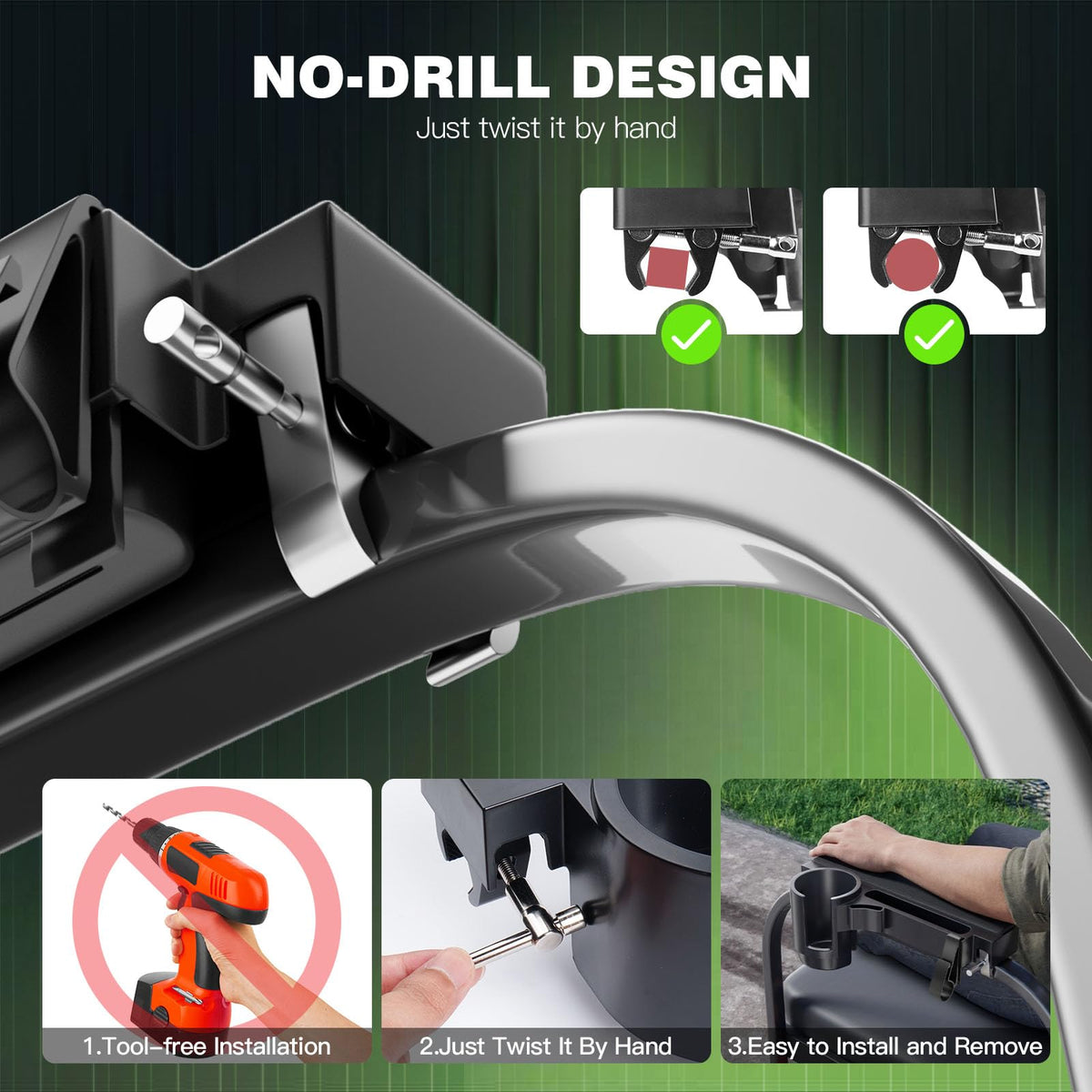 Automiim no-tools installation allows quick setup in minutes.