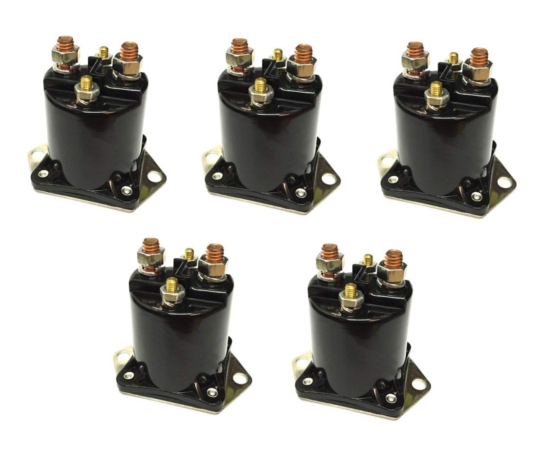 Automotive Authority Club Car DS 36V solenoid 5-pack for reliable golf cart ignition.