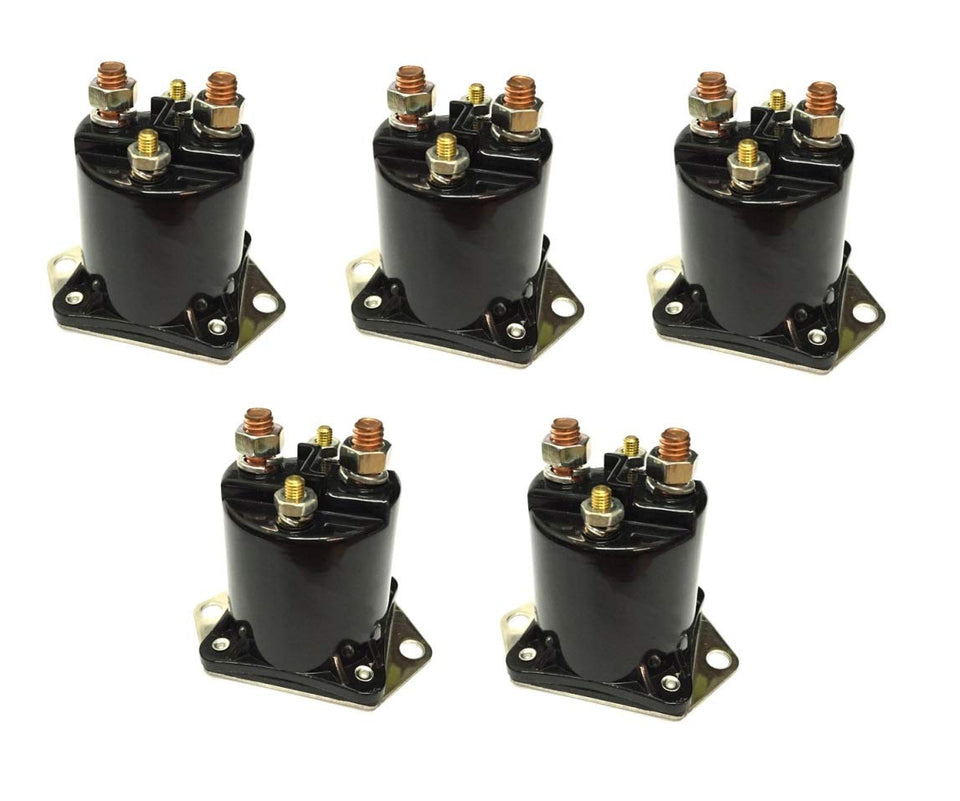 Automotive Authority Club Car DS 36V solenoid 5-pack for reliable golf cart ignition.