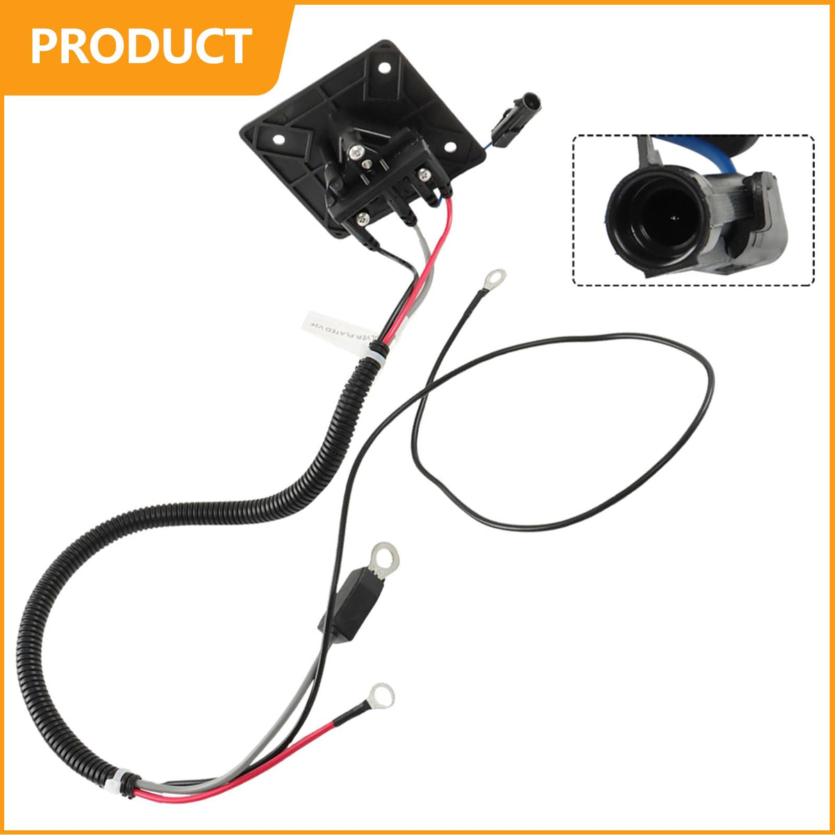 Autoparts 602529 DC output label with clear specifications for safe use