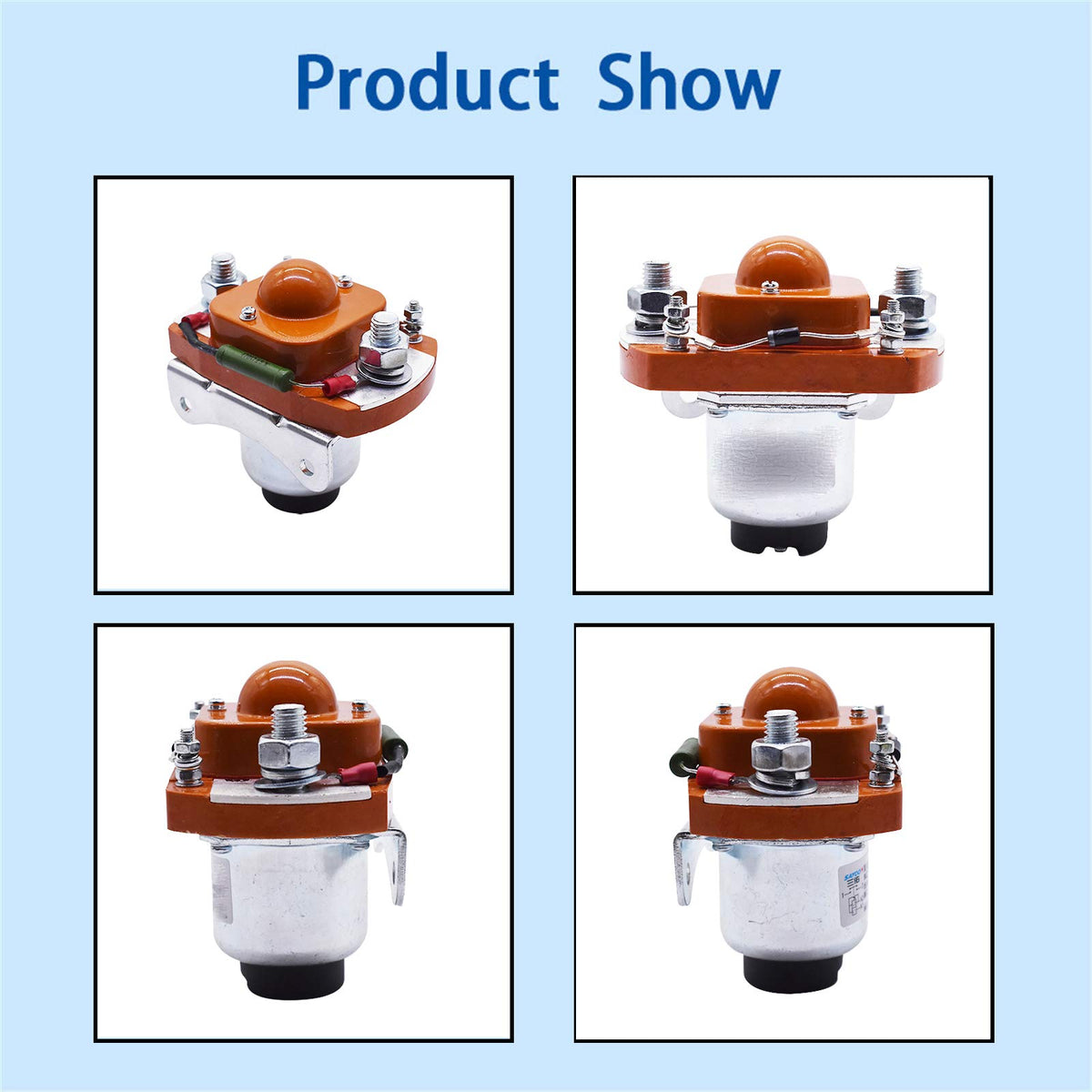 Autoparts 400A solenoid for 48V golf carts supports heavy-duty performance