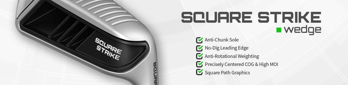 Autopilot Square Strike Wedge black putter-like stroke for consistency.