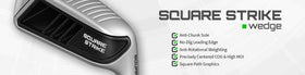 Autopilot Square Strike Wedge black putter-like stroke for consistency.