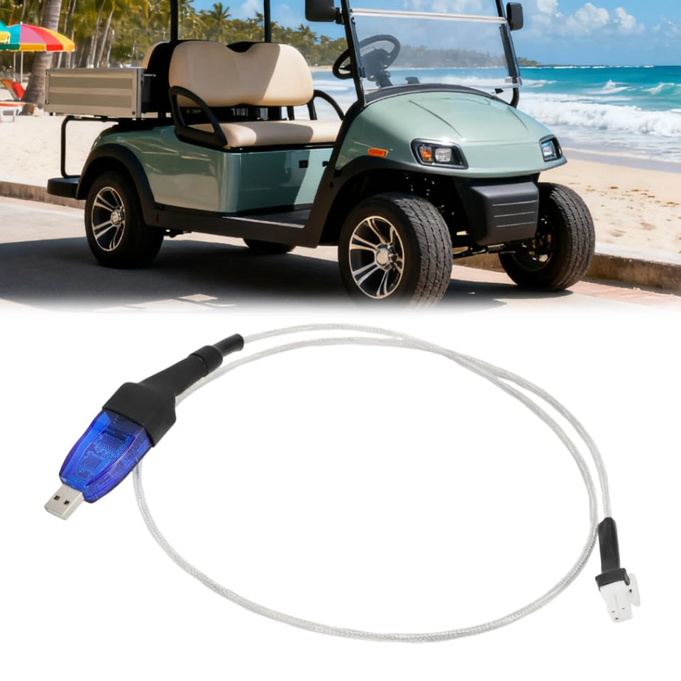 AUTOVIC Evolution USB cable, 3.5ft, for reliable data connection between PC and golf cart controller.