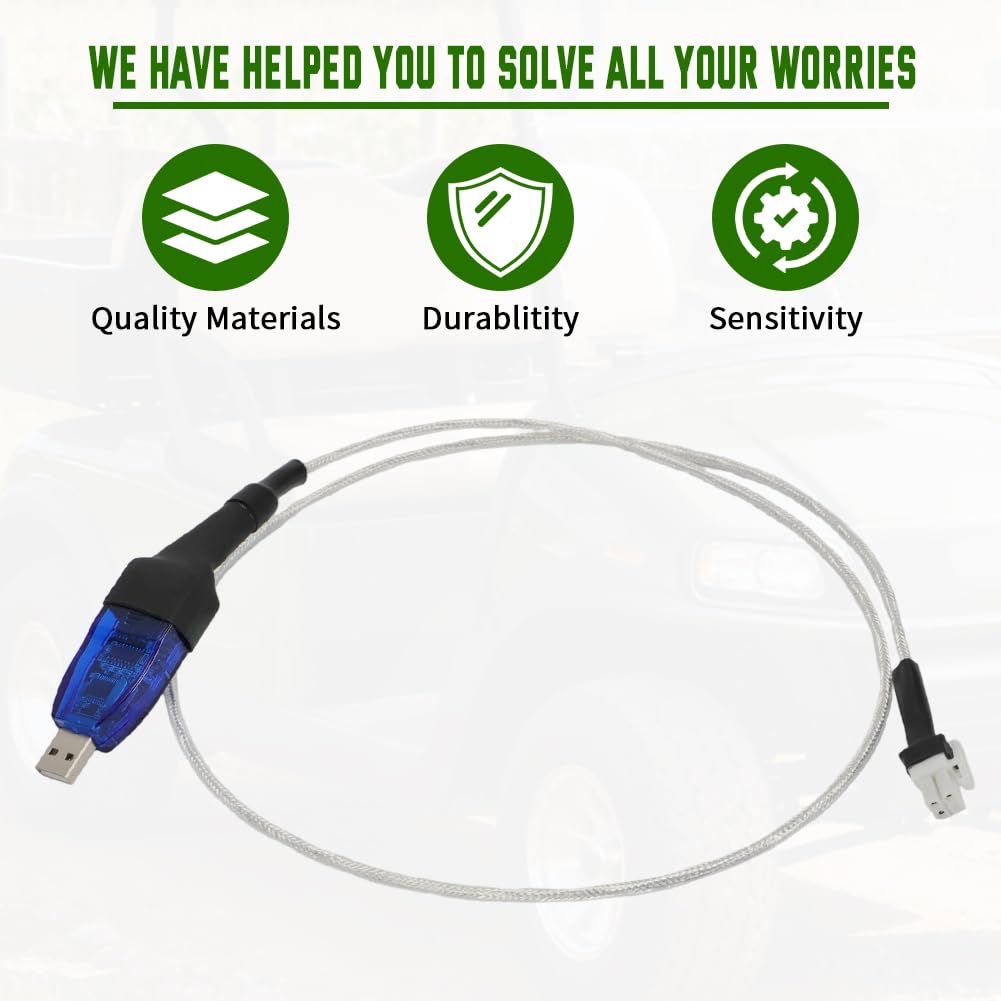 AUTOVIC 1.1 m cable provides ample reach for maintenance and diagnostics on Evolution carts.