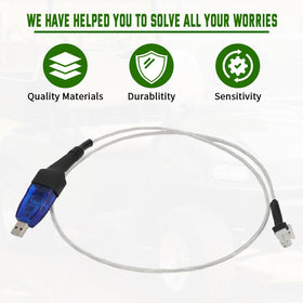 AUTOVIC 1.1 m cable provides ample reach for maintenance and diagnostics on Evolution carts.
