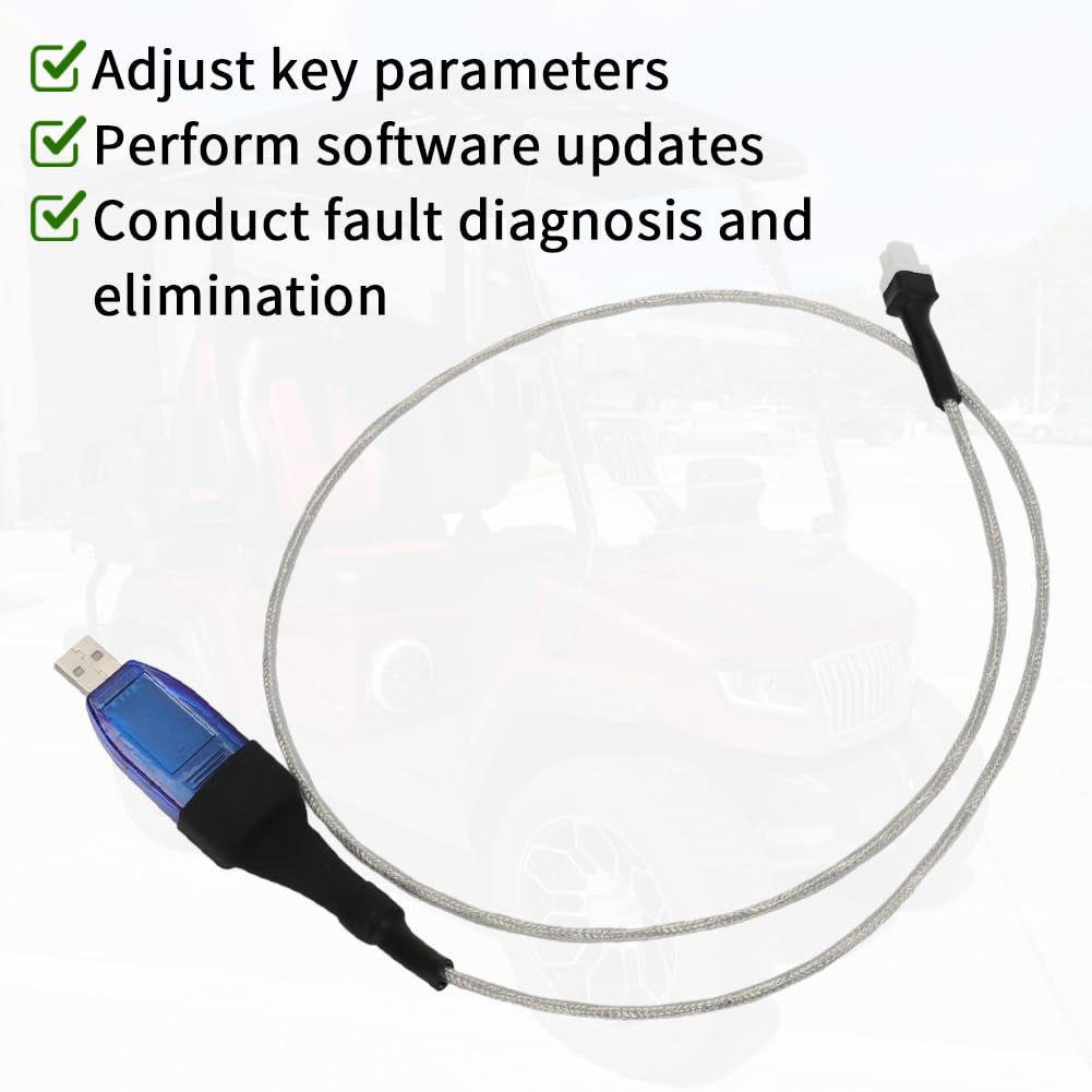 AUTOVIC golf cart data link cable supports software updates and fault diagnostics.