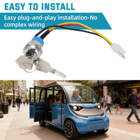 Weather-resistant AUTOVIC ignition switch protects against moisture.