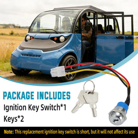 AUTOVIC ignition switch delivers reliable starting for GEM cars.