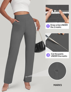 AVAMO unfinished hem allows easy length customization for the perfect fit.