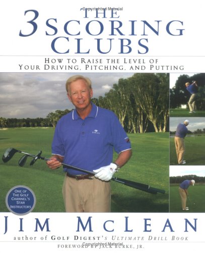 Avery 3 Scoring Clubs guide image highlighting driving, pitching, and putting techniques to lower scores