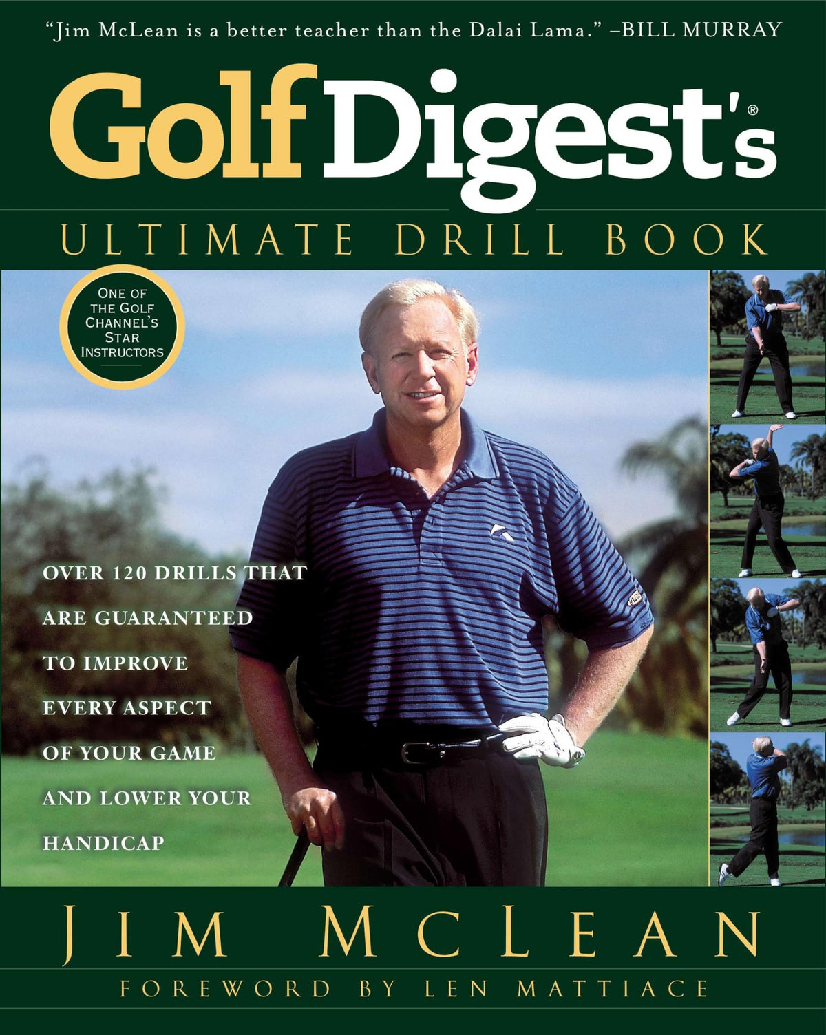 Avery Golf Digest Drill Book cover with 120 drills to enhance your game