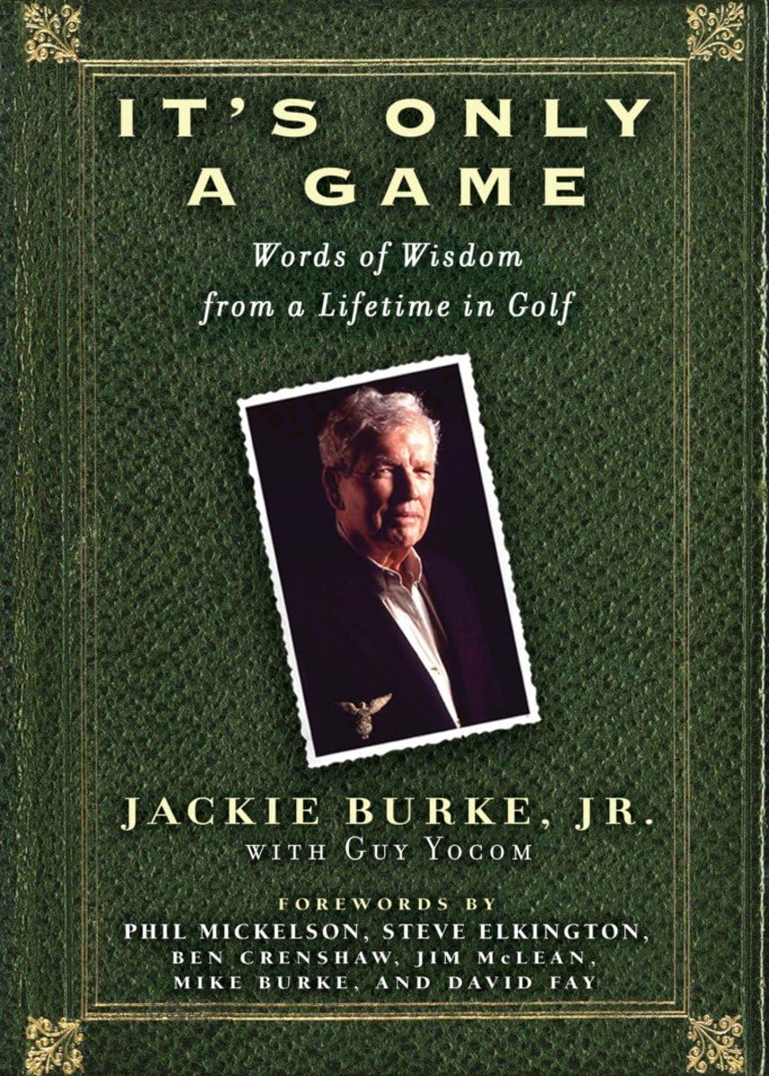 Avery It's Only a Game book cover with golf wisdom from Jackie Burke