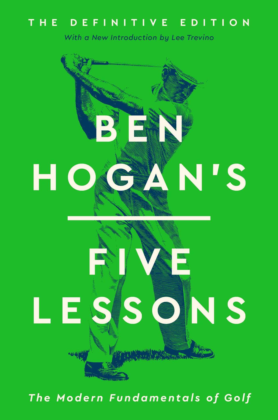 Avid Reader Press Ben Hogan's Five Lessons definitive edition cover for golf book lovers.