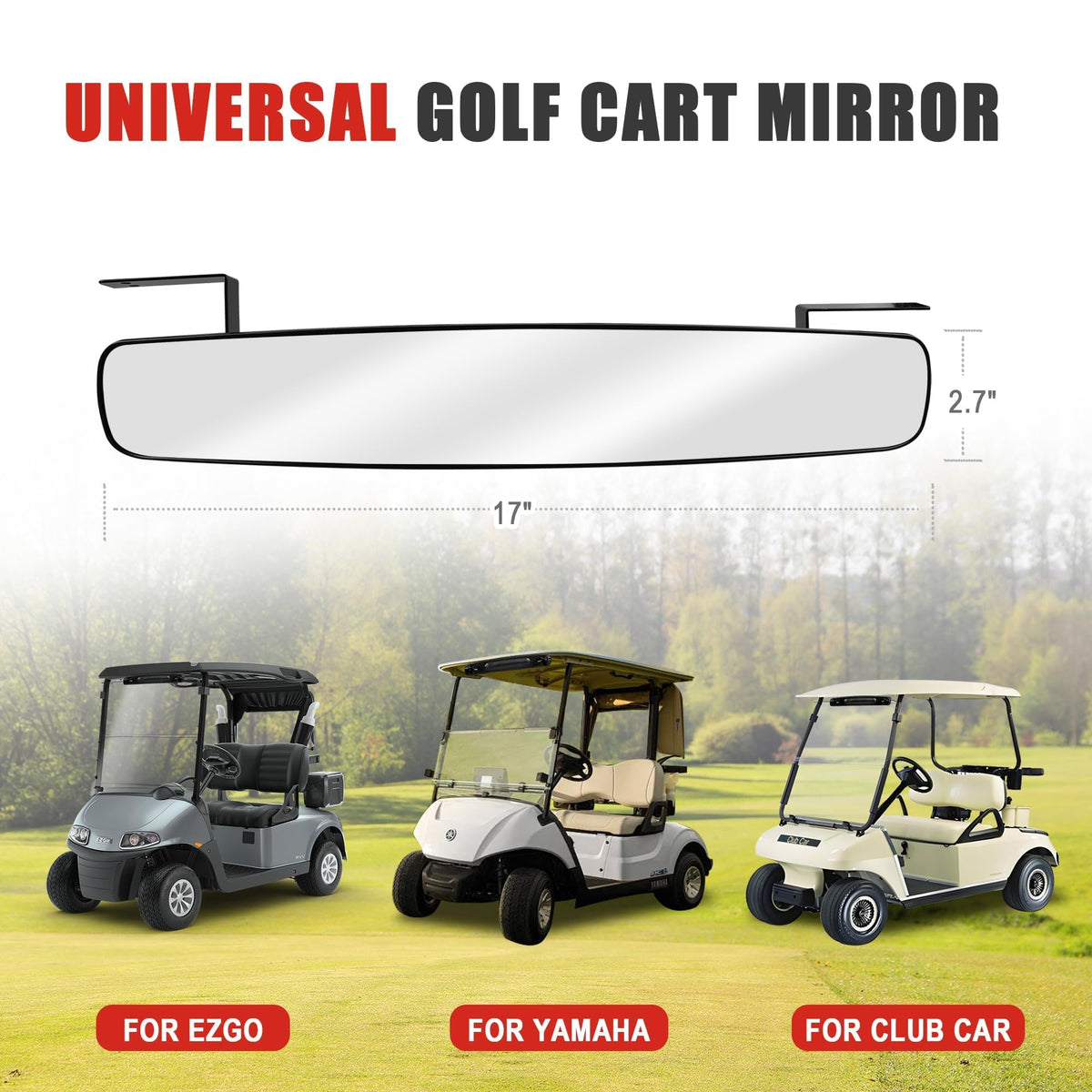 Durable ABS housing and tempered glass on AWELCRAFT mirror.