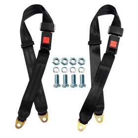 Awordo 2-Pack seat belt front view with adjustable straps for a secure fit.
