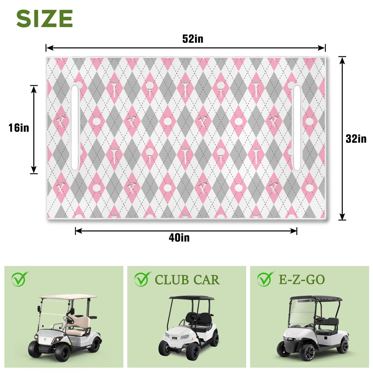 awufncksn 2-seat-cart-fit ensures a near-perfect match for most club cars