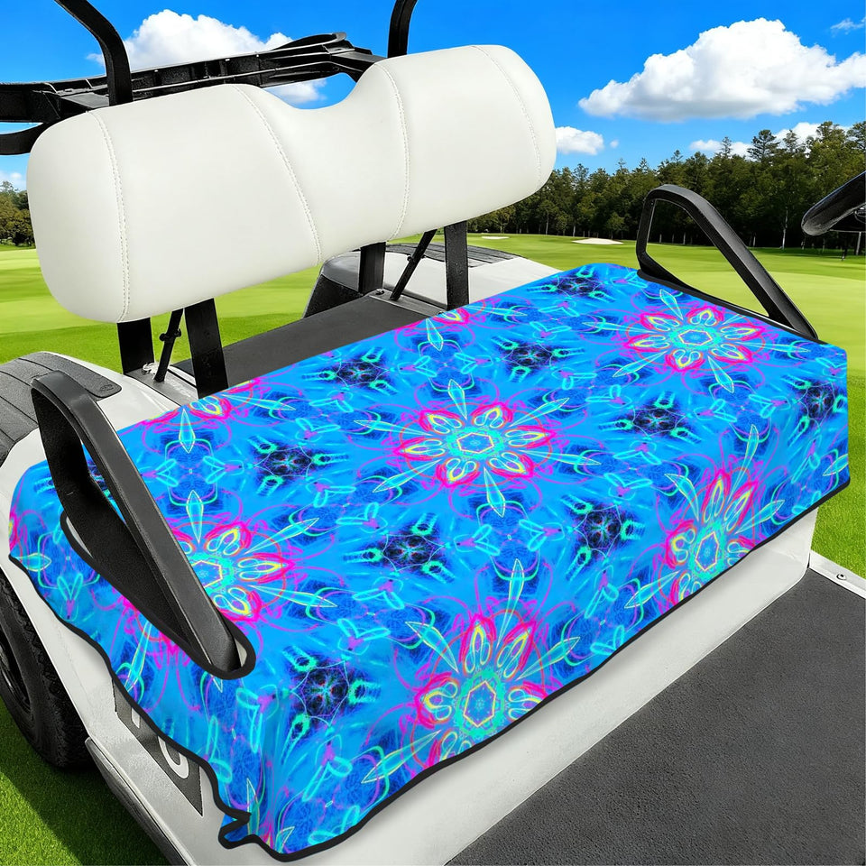 awufncksn 2-seat golf cart seat cover fitted for Club Car, quick protection and easy fit.