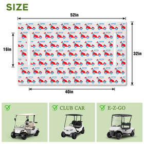 awufncksn 4th of July golf cart decoration enhances parade-ready style
