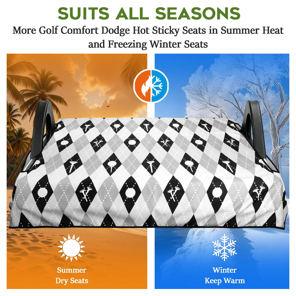 awufncksn clean seat protection cover helps maintain seat hygiene between rounds.