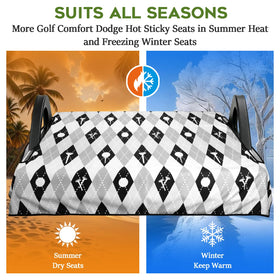 awufncksn clean seat protection cover helps maintain seat hygiene between rounds.