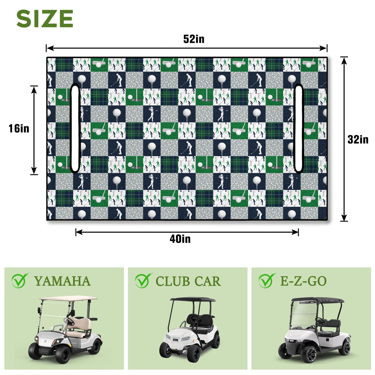 Awufncksn club car seat towel blanket adds style while keeping seats clean.