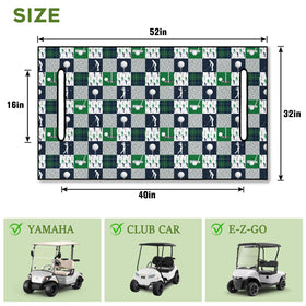Awufncksn club car seat towel blanket adds style while keeping seats clean.