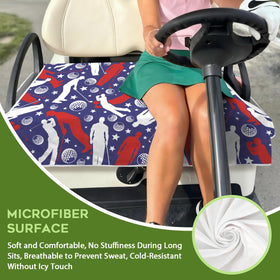 awufncksn easy-install golf cart seat cover for quick, tool-free setup