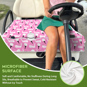 awufncksn easy-install seat cover fits quickly over the seat with armrest access.