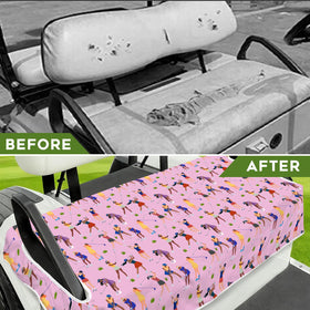 awufncksn fashion-forward pink prints make a great golfer gift.