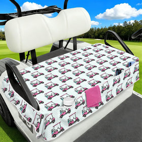 awufncksn golf cart seat cover with four front pockets keeps essentials within reach