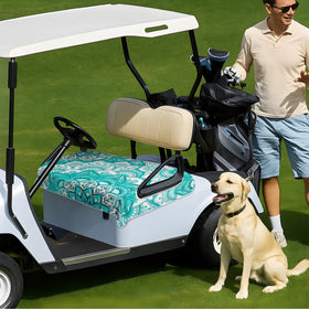 awufncksn golf cart seat cover armrest holes align for quick fit
