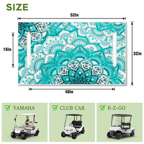 awufncksn golf cart seat cover material polyester-spandex delivers year-round comfort