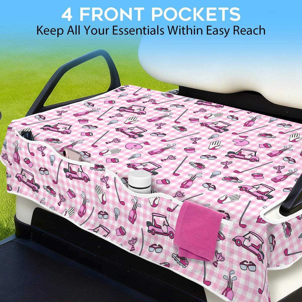 awufncksn stylish pink print makes a great golfer gift